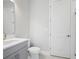 Bathroom with toilet and vanity at 12823 Daleridge Pl, Riverview, FL 33579