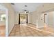 Bright dining room with tile floors and sliding glass doors leading to a patio at 715 Grand Canyon Dr, Valrico, FL 33594