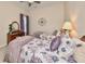 Charming bedroom with two twin beds, featuring a seashell theme and calming decor at 618 Islebay Dr, Apollo Beach, FL 33572