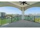 Spacious balcony overlooking waterfront with marina views at 211 Dolphin Pt # 202, Clearwater Beach, FL 33767