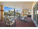 Relaxing balcony with outdoor seating and city views at 1188 N Tamiami Trl # 201, Sarasota, FL 34236