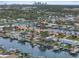 Single Gathering home on the waterfront with private dock and pool at 4380 44Th S St, St Petersburg, FL 33711