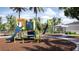 playground with modern equipment and wood-themed structures at 12589 Lily Quartz Loop, Parrish, FL 34219