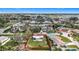 Home's aerial view showcasing its location in a residential area at 754 Melody Ln, Bradenton, FL 34207