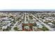 Wide shot of the house and surrounding neighborhood at 754 Melody Ln, Bradenton, FL 34207