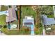 Property's location in a quiet neighborhood with a large backyard at 754 Melody Ln, Bradenton, FL 34207