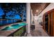 Wonderful waterfront backyard featuring a large swimming pool, outdoor seating and lush landscaping at 1100 Monterey Ne Blvd, St Petersburg, FL 33704
