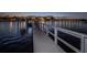 Dock extends over the water and provides access for boating and waterfront views at 1100 Monterey Ne Blvd, St Petersburg, FL 33704