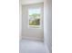 Bright bedroom with a window overlooking a treetop view at 2509 Mario Way, Clearwater, FL 33761