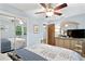 Spacious bedroom with double bed, dresser and mirrored wardrobe at 860 25Th N Ave, St Petersburg, FL 33704