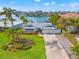 Aerial view of waterfront home at 10088 Paradise Blvd, Treasure Island, FL 33706