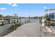 Private boat dock with lift and water access at 10088 Paradise Blvd, Treasure Island, FL 33706