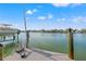 Expansive waterfront dock with views of the waterway at 10088 Paradise Blvd, Treasure Island, FL 33706