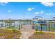 Spacious boat dock, offering plenty of space for multiple boats at 10088 Paradise Blvd, Treasure Island, FL 33706