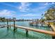 Wooden waterfront dock with access to the waterway at 43 Leeward Is, Clearwater Beach, FL 33767