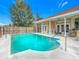 Relaxing pool with patio and covered lanai at 4367 Burns Rd, Brooksville, FL 34602