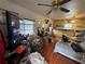 Studio apartment with kitchen and living space at 6809 N Boulevard, Tampa, FL 33604