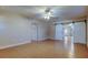 Spacious bedroom with tile floors and barn doors at 8495 109Th St, Seminole, FL 33772