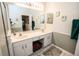 Double vanity bathroom with lots of counter space at 905 Oxford Park Dr # A, Sun City Center, FL 33573