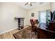 Home office with a desk, chair, and keyboard at 7820 Harbor Bridge, New Port Richey, FL 34654