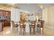 Gourmet kitchen boasts a large island and custom cabinetry at 101 12Th E St, Tierra Verde, FL 33715