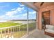 Spacious screened balcony overlooking water at 13313 Gasparilla Rd # 402, Placida, FL 33946