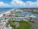 Aerial view of the property and its beachside location at 19807 Gulf Blvd # 128, Indian Shores, FL 33785