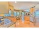 Spacious kitchen featuring granite countertops and breakfast nook at 5315 Cedarshake Ln, Valrico, FL 33596