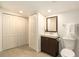 Bathroom with toilet, sink, and shower at 6317 S Lansdale Cir, Tampa, FL 33616