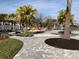 Community patio area with fire pit and seating at 11539 Gallatin Trl, Parrish, FL 34219