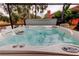 Clean and modern hot tub with control panel at 390 Cypress Creek Cir, Oldsmar, FL 34677