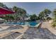 Resort-style pool with lap lanes at 390 Cypress Creek Cir, Oldsmar, FL 34677