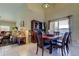 Dining room features a wood table and hutch at 8622 Thimbleberry Ln, Tampa, FL 33635