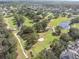 Aerial view of the expansive golf course at 8622 Thimbleberry Ln, Tampa, FL 33635