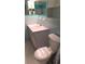 Clean bathroom with a toilet and vanity at 2462 Brazilia Dr # 20, Clearwater, FL 33763