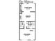 One bedroom floor plan including living room, kitchen, and Florida room at 2462 Brazilia Dr # 20, Clearwater, FL 33763