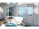Outdoor patio with seating and grill at 2462 Brazilia Dr # 20, Clearwater, FL 33763