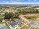 An extensive aerial view showcasing the home's location and surrounding landscape at 5908 S Manhattan Ave, Tampa, FL 33616