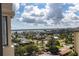 Stunning aerial view showcasing waterfront property and homes at 660 Island Way # 908, Clearwater Beach, FL 33767