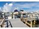Private boat dock with lift for easy access at 660 Island Way # 908, Clearwater Beach, FL 33767