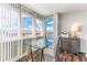 Home office with a glass top desk and water views at 660 Island Way # 908, Clearwater Beach, FL 33767