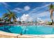 Relaxing community pool with water view at 660 Island Way # 908, Clearwater Beach, FL 33767