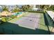 Enjoy a game of tennis on this well-maintained outdoor court at 660 Island Way # 908, Clearwater Beach, FL 33767