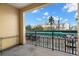 Private balcony overlooking city views and parking at 345 Bayshore Blvd # 308, Tampa, FL 33606