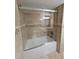 Clean bathroom with updated shower and tile at 2525 W Bay Dr # A32, Belleair Bluffs, FL 33770