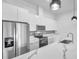 Modern kitchen with stainless steel appliances and white cabinets at 2608 W Columbus Dr # 3, Tampa, FL 33607