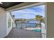 Private balcony offering stunning water and city views at 4931 61St S Ave, St Petersburg, FL 33715