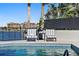 Relaxing poolside seating with water view at 4931 61St S Ave, St Petersburg, FL 33715