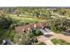 Aerial view of home on golf course community at 5935 Precious View Ct, New Port Richey, FL 34655