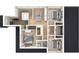 Second-floor plan showcasing three bedrooms, two baths, and a game room at 1712 W Arch St, Tampa, FL 33607